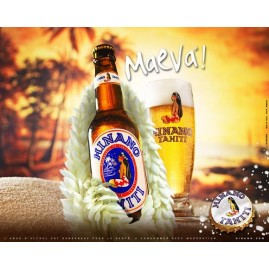 Hinano la biere de tahiti bouteille 1 x 33cl