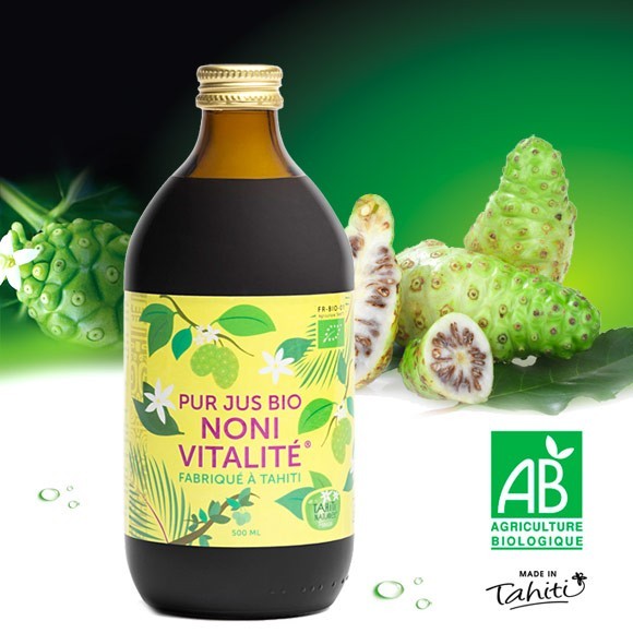 Pur jus de noni detox tahiti naturel bio 0,5l