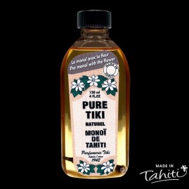 Monoi tiki tahiti 100% naturel non parfume 120ml