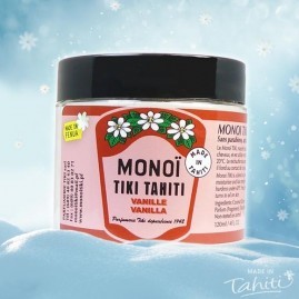 Monoi tiki tahiti en pot pour l'hiver 120ml vanille