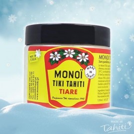 Monoi tiki tahiti en pot pour l'hiver 120ml fleur de tiare