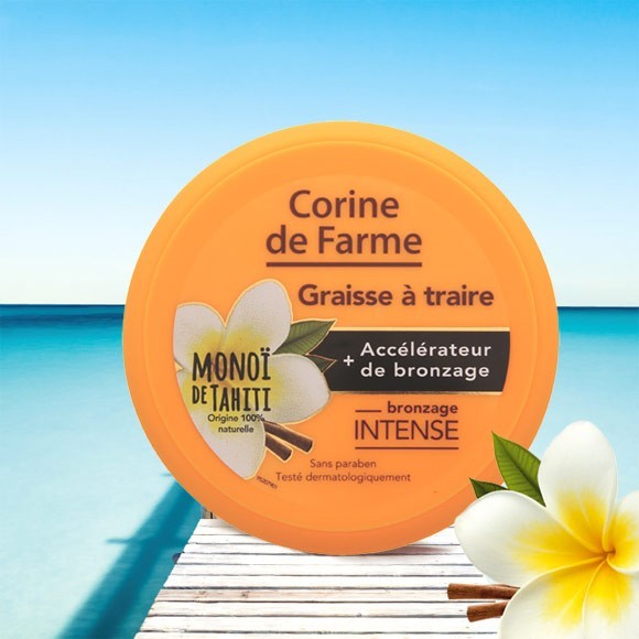 Graisse a traire monoi corine de farme accelerateur 150ml Graisse a traire monoi corine de farme accelerateur 150ml