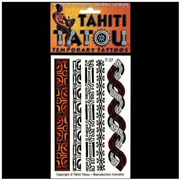 Tatou temporaire t37 symboles marquisiens Tatou temporaire t37 symboles marquisiens