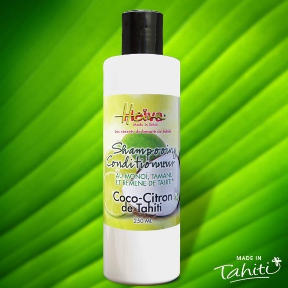 Shampooing 2 en 1 monoi heiva coco citron 250ml