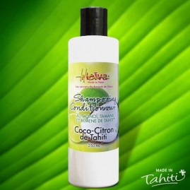 Shampooing 2 en 1 monoi heiva coco citron 250ml