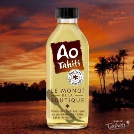 Monoi ao tahiti 97% parfum paradis verre 100ml