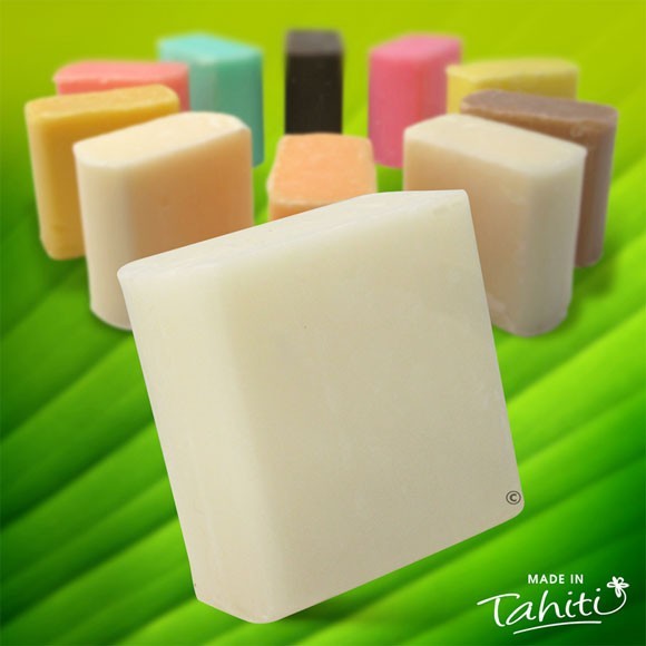 Savon au monoi heiva tahiti parfum fleur de tiare 100g