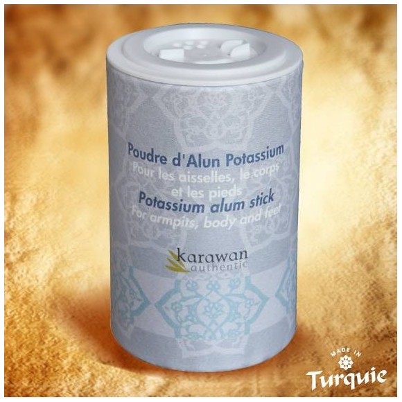 Poudre d'alun potassium 100 % naturel 120g