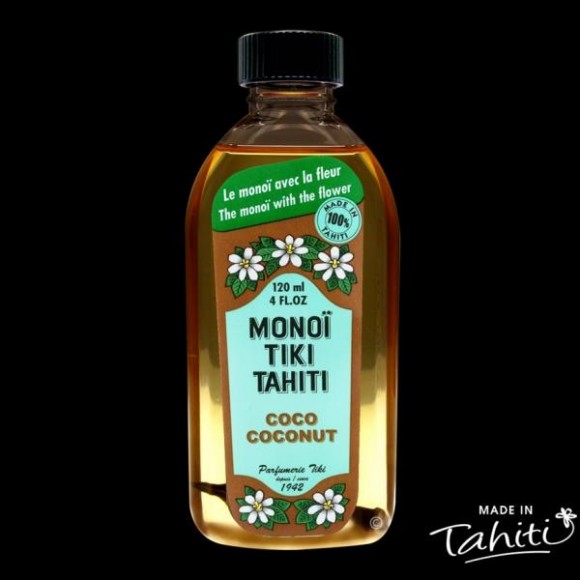 Monoi tiki tahiti 120ml parfum noix de coco