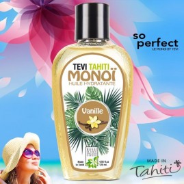 Monoi tevi tahiti parfum vanille 120ml