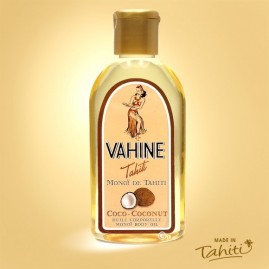 Monoi vahine tahiti 99% parfum noix de coco 125 ml