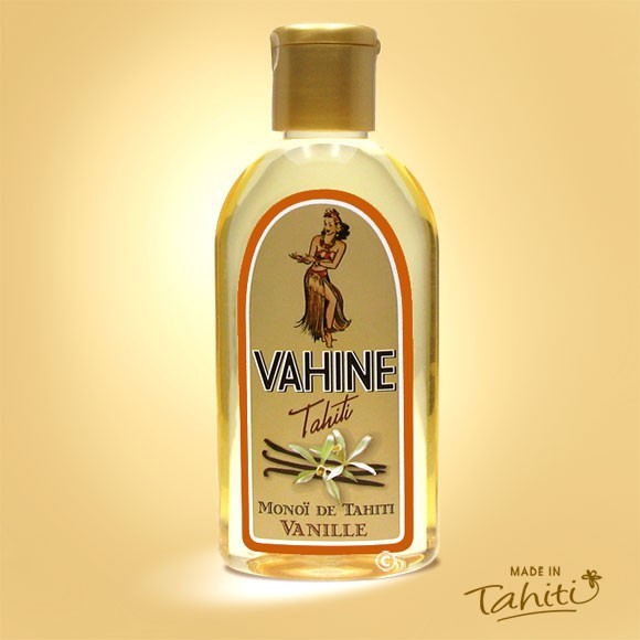Monoi vahine tahiti 99% parfum vanille 125 ml