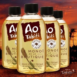 4 monoi ao tahiti 97% parfum paradis 120ml (dont 1 gratuit)