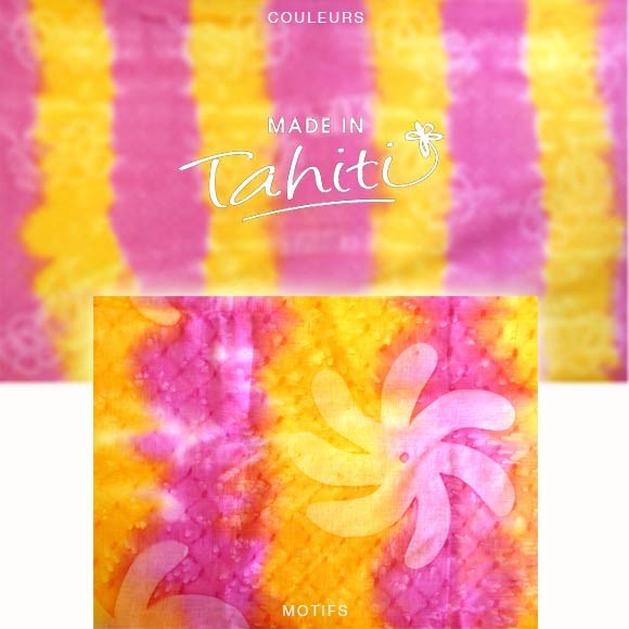 Pareo tahiti du marche de papeete voile de coton pt5 Pareo tahiti du marche de papeete voile de coton pt5