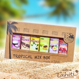 Tropical mix box 6 rikiki monoi tevi tahiti 30ml 6 parfums