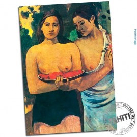 Carte postale vahine tahiti par paul gauguin cp319