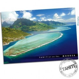 Carte postale moorea vue du ciel cp256