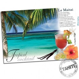 Carte postale maitai cocktail recette cp264