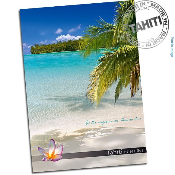 Carte postale moorea plage et motu cp335