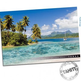 Carte postale motu lagon de tahaa raiatea cp177