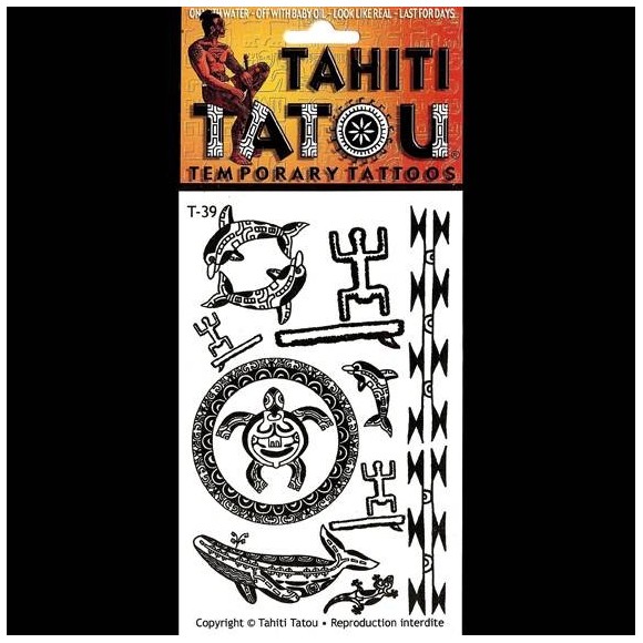 Tatoo temporaire t39 tampons maohi