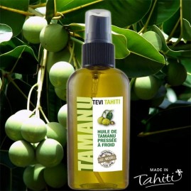 Huile vierge de tamanu 60ml spray tevi raiatea