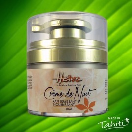 Creme visage nuit monoi heiva tiare tahiti pot 50ml