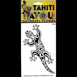 Tattoo temporaire t59 margouillat tahiti