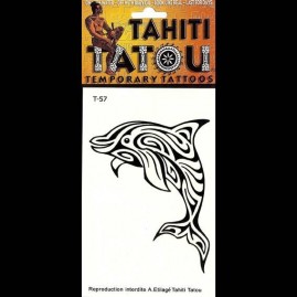 Tattoo temporaire t57 dauphin tahiti