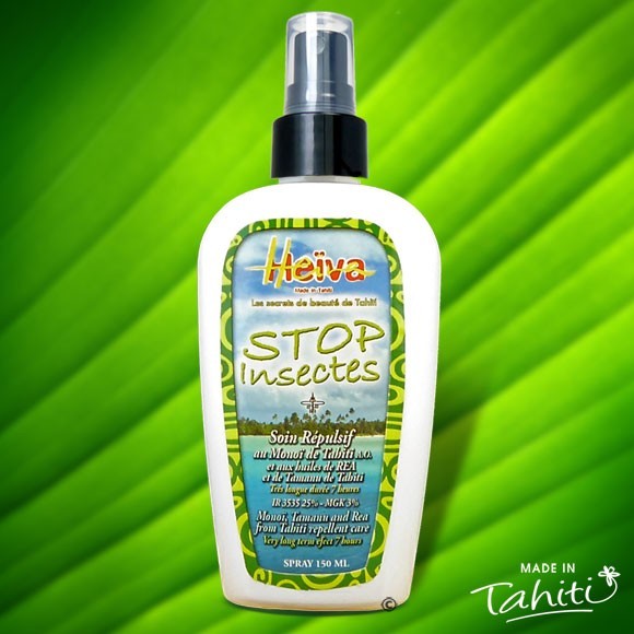 Stop insectes heiva au monoi tamanu rea tahiti 150ml