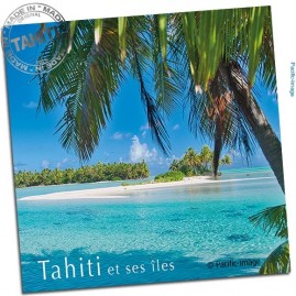 Carte prestige tahiti et ses iles lagon et motu c1988