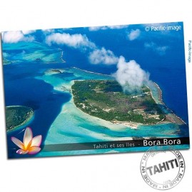 Carte postale bora bora vue du ciel cp333