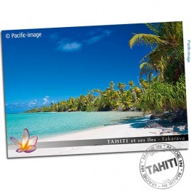 Carte postale plage de reve atoll fakarava cp342