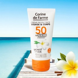 Creme solaire 50ml visage corps corine de farme spf50