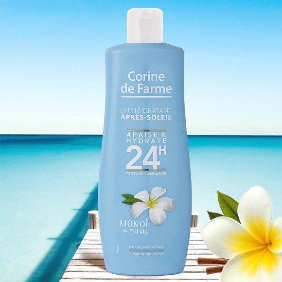 Lait hydratant apres solaire monoi corine de farme 250ml Lait hydratant apres solaire monoi corine de farme 250ml