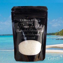 Fleur de sel des tuamotu nature 80g tahiti sel