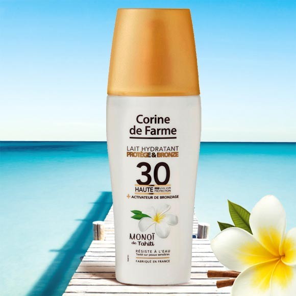 Lait hydratant 150ml protege et bronze corine de farme spf30 Lait hydratant 150ml protege et bronze corine de farme spf30