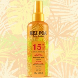 Huile seche solaire 20% monoi 150ml hei poa spf15