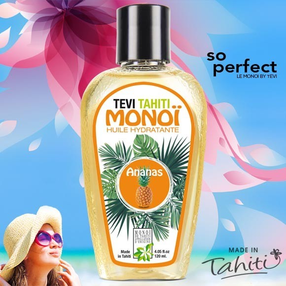 Monoi tevi tahiti gourmand parfum ananas 120ml