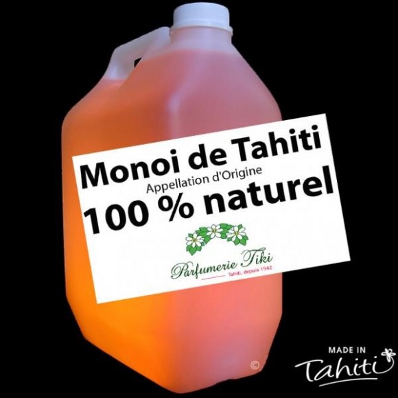 Monoi tiki tahiti pro 5l 100% naturel non parfume