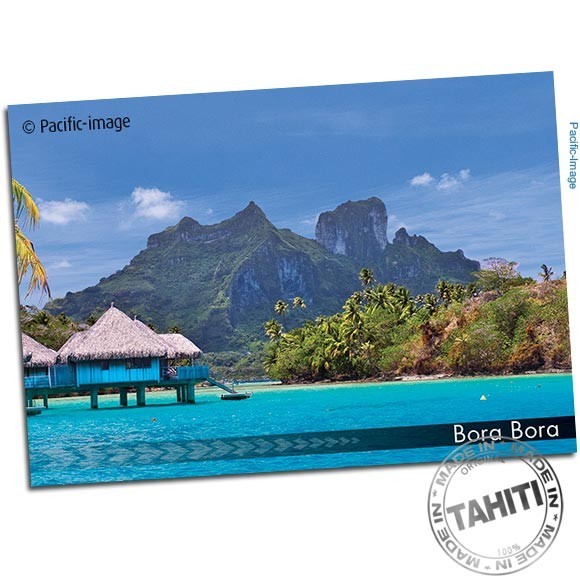 Carte postale bungalows hotel bora bora cp358