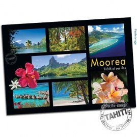 Carte postale panorama d'images de moorea cp367