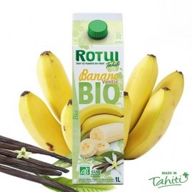 Rotui bio moorea nectar 25% banane vanille 1 litre