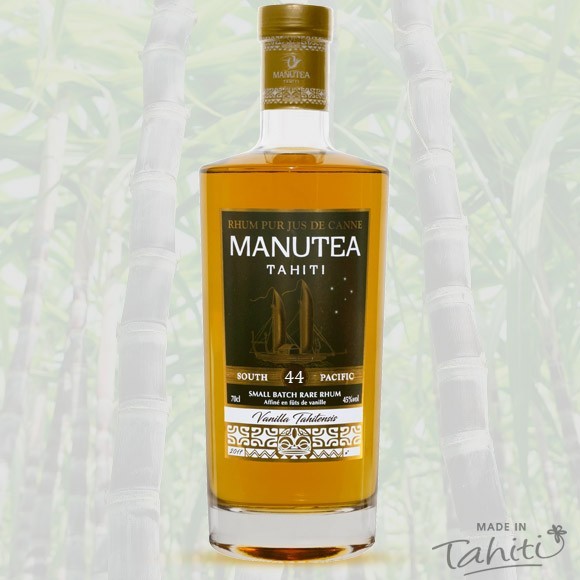 Rhum vanille de tahiti 44 manutea tahiti 70cl Rhum vanille de tahiti 44 manutea tahiti 70cl