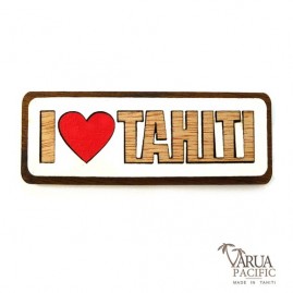 Magnet bois varua pacific i love tahiti m16