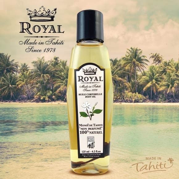 Monoi royal tahiti 100% naturel non parfume 125ml