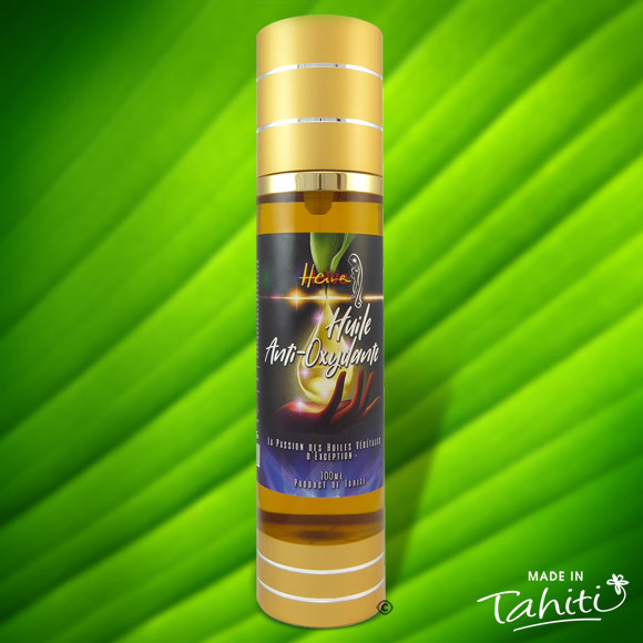 Huile anti-oxydante au monoi heiva tahiti enrichi rare 100ml Huile anti-oxydante au monoi heiva tahiti enrichi rare 100ml