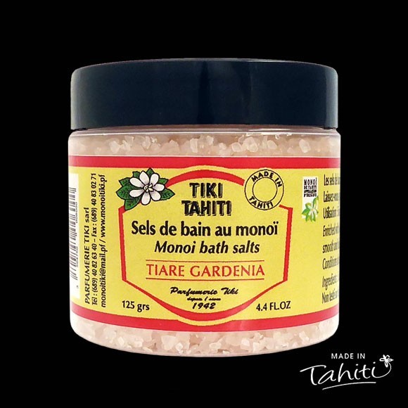 Sels de bain monoi tiki tahiti 125g parfum tiare