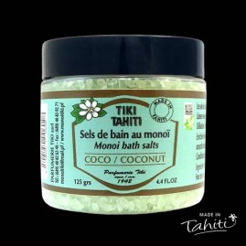 Sels de bain monoi tiki tahiti 125g parfum coco