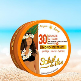 Graisse a traire  spf30 monoi soleil des iles parfum tiare 150ml